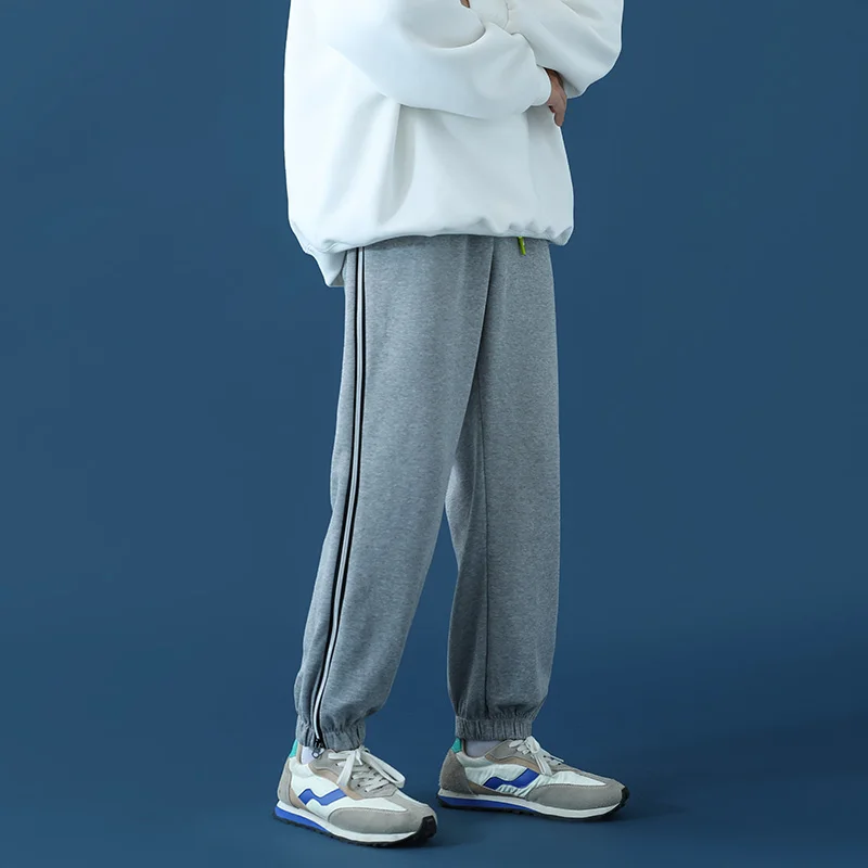 

Весенние Новые повседневные спортивные брюки свободная маленькая обувь брюки с широкими штанинами девять мужских брюк