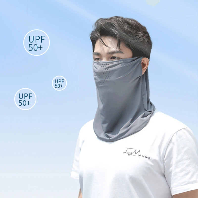 Ушная солнцезащитная маска для мужчин и женщин интегрированная вуаль из