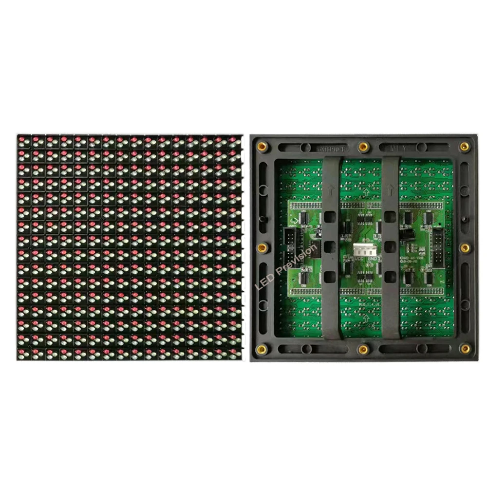 Недорогой высококачественный наружный RGB Полноцветный P10 DIP 3 в 1 160x160 мм