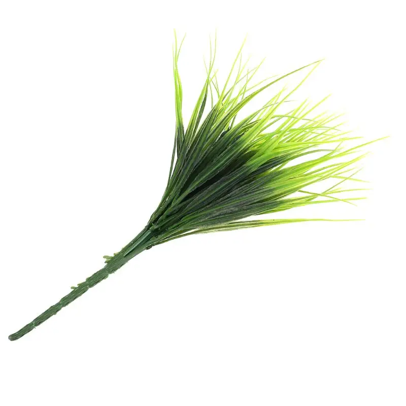 

652F 1 Bunch Artificial Plastic Plant Simulation Rice Seeding Grass Home Decoration