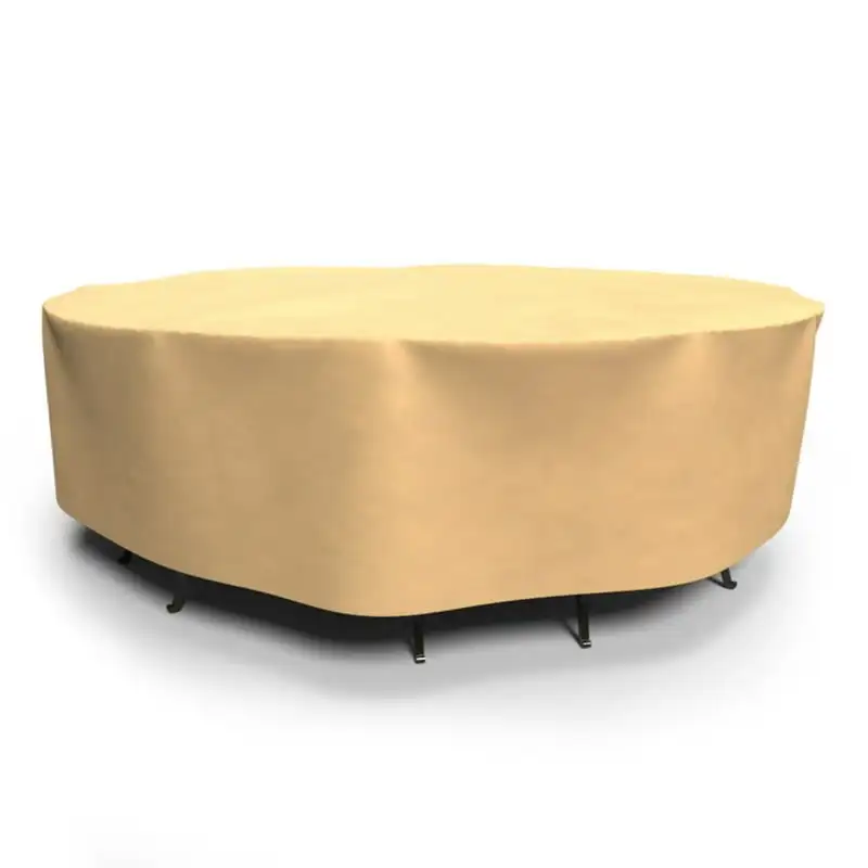 

112 diam. in. Outdoor Patio Table and Chairs Combo Cover