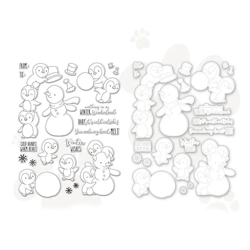 Штампы для скрапбукинга в виде сердечек