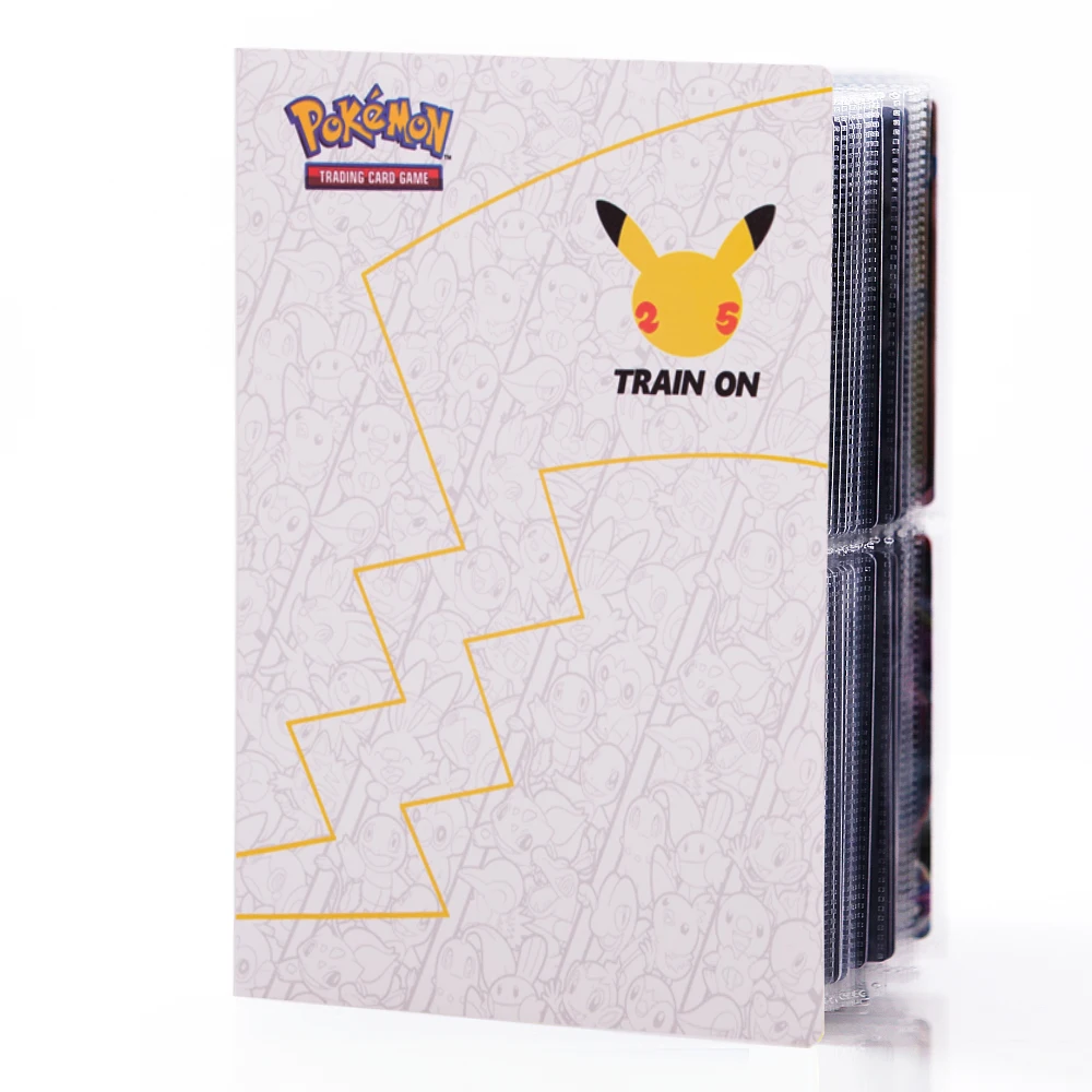 

Pokemon Cards Album Book Cartoon Anime Pokémon Big 4 Pocket 240pcs Card XY Pikachu Collection Holder Game Map Binder Folder Gift
