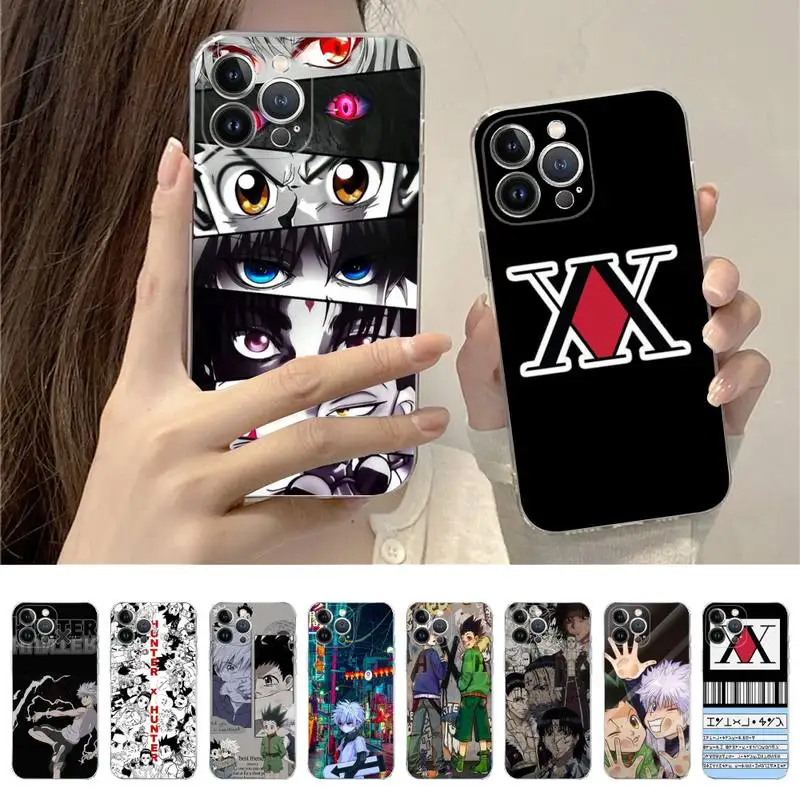 

Anime Hunter X Hunter Phone Case For iPhone 14 11 12 13 Mini Pro XS Max Cover 6 7 8 Plus X XR SE 2020 Funda Shell