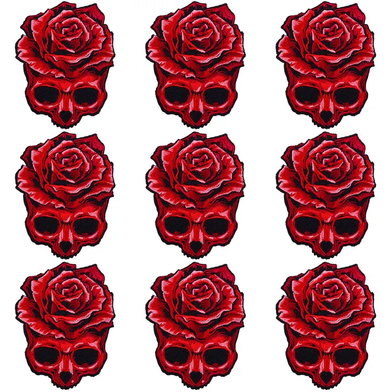 

10 pcs/lot Wholesale Embroidery Patch Iron On Patches For Clothing Thermoadhesive Patches On Clothes Decor Applique Sew Supplies