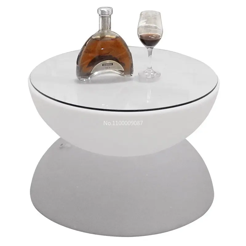 

LED luminous coffee table creative bar café remote control colorful charging luminous bar tables furniture living room mesa
