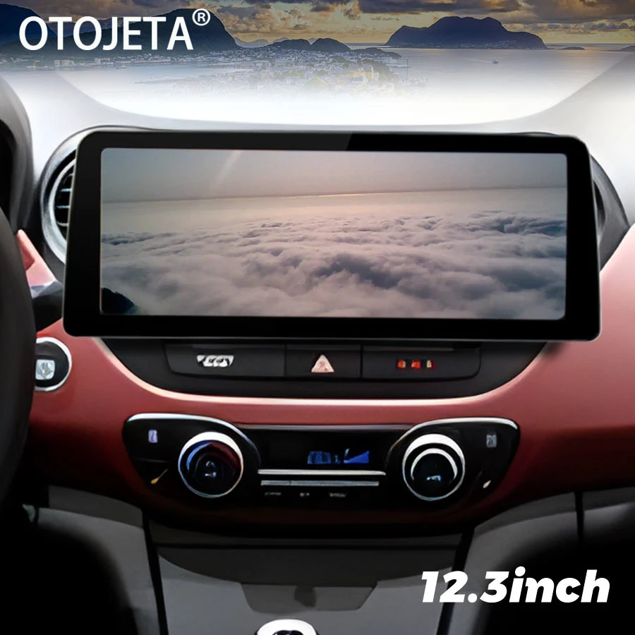 12 3-дюймовый экран Android 14 для Hyundai I10 2014 2016 GPS автомобильный видеоплеер радио стерео