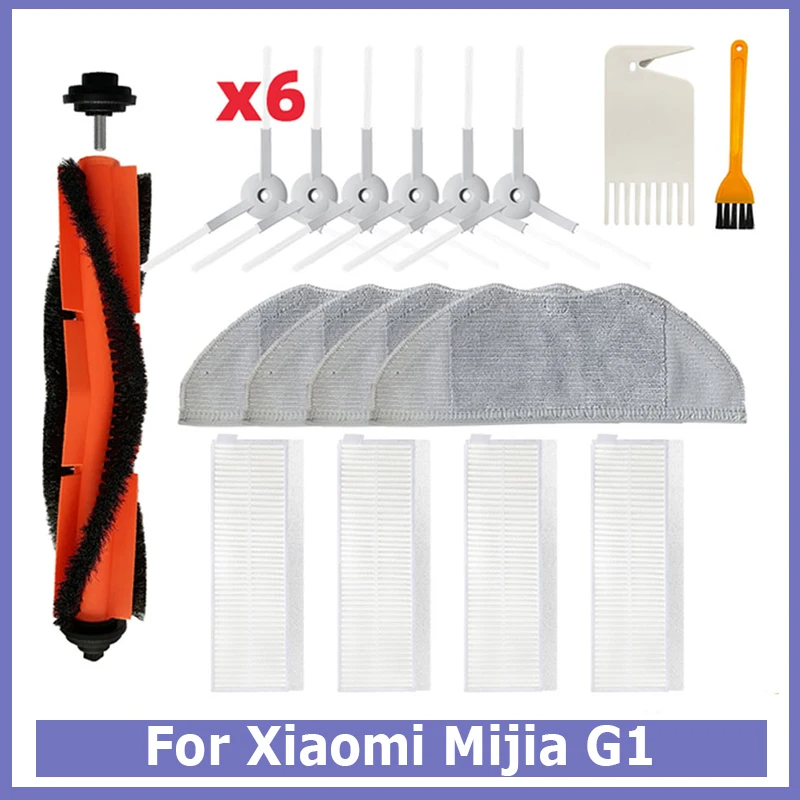 

For Xiaomi Mi Robot Vacuum-Mop & Mijia G1 Robot Vauumn Cleaner Main Brush Hepa Filter Mop Rag Replacement Accessories Spare Part