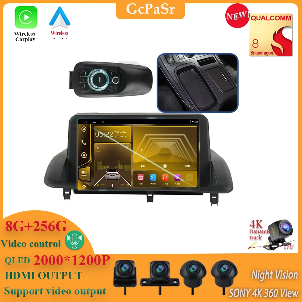 

Android13 Qualcomm For Lexus CT CT200 CT200h 2010 - 2018 High-performance CPU HDR QLED Screen Dash Cam Auto Radio Stereo HU BT