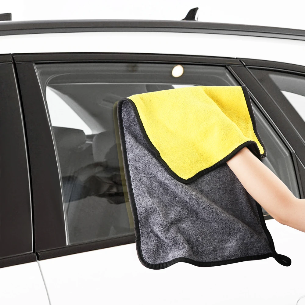 Впитывающие автомобильные чистящие полотенца из микрофибры двустороннее