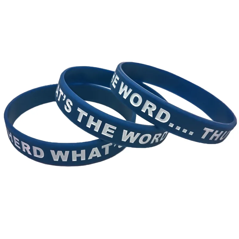 YERLLSOM 500 шт./лот светящийся настраиваемый ремешок на руку силиконовый браслет