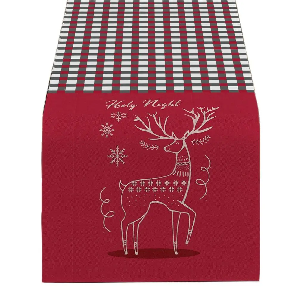 1 шт. настольная дорожка из полиэстера Настольная с рисунком красного