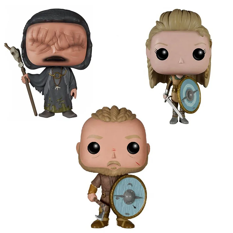 

FunkoFigure Viking Lagertha #178 Ragnar Lothbrok #177 Seer #181 Vinly Figure Action Figure Dolls Toys Gifts