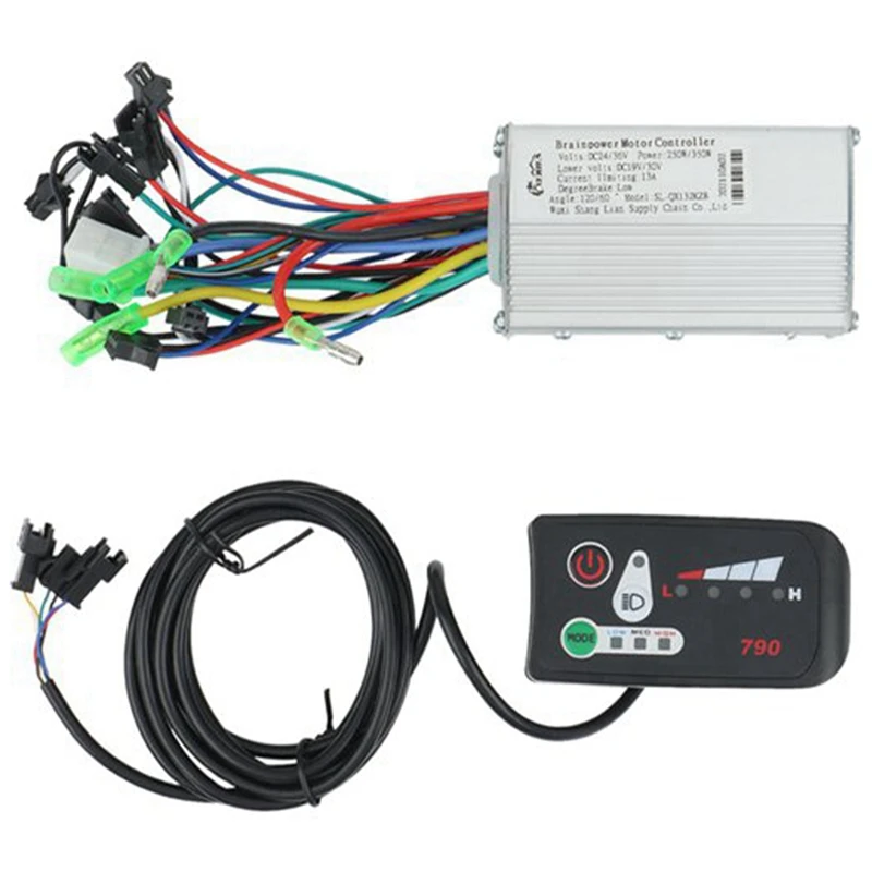 

NERIES 250W/350W Electric Bike Brushless Motor Controller With 790 LED Display Panel&Speed Switch E-Bike Parts ,36V