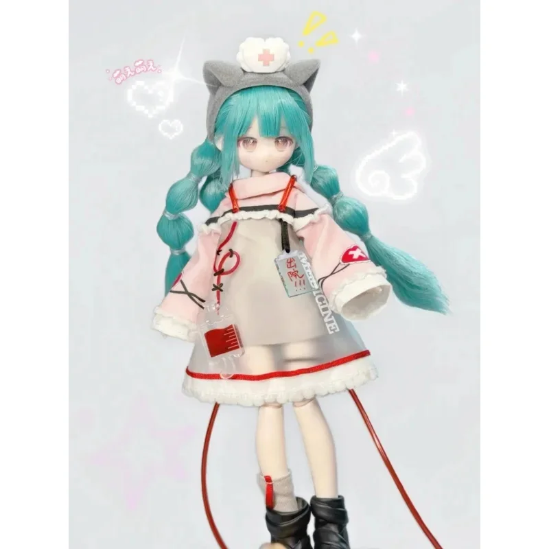Фото Коллекционная кукла Inedible Dolls Blind Box Lovely Kwaidan, масштаб 1/8, с имплантированными волосами, BJD-фигурка, милая, жуткая, в тематике кролика, для коллекционеров №3