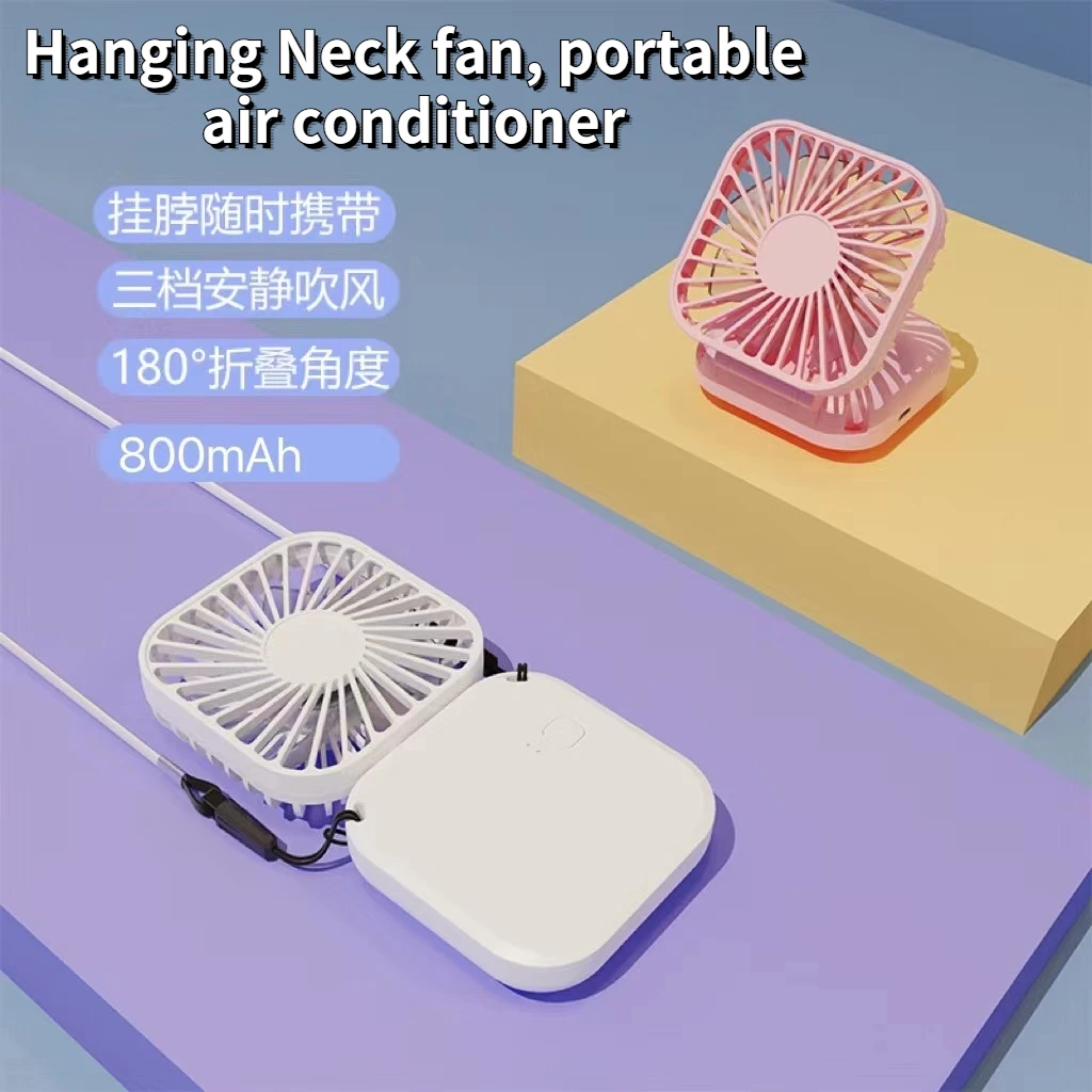 

New Hanging Neck Foldable Fan Handheld USB Fan Neck Fan Portable Fan Sports USB Outdoor Mini Fan
