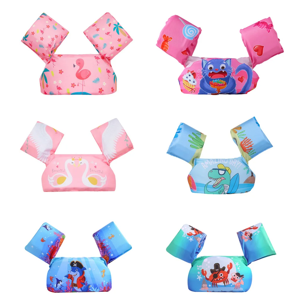 Детский спасательный купальник с мультяшным рисунком защитный пенопластовый