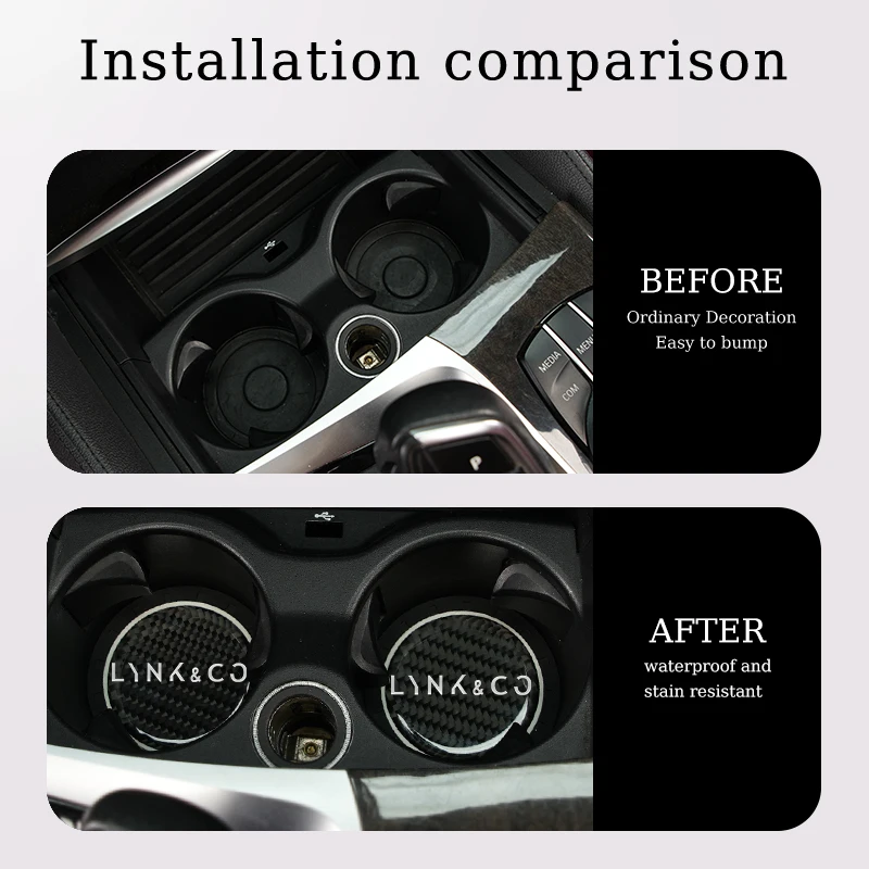 Автомобильные Углеродные подставки капельные резиновые Противоскользящие