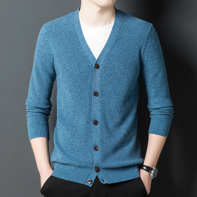 sweaters Men's cardigans jackets wear cashmere sweaters spring, autumn, winter and autumn sweaters casual sweaters.