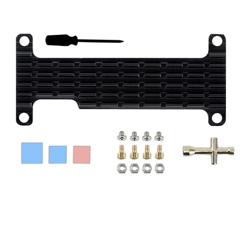 

Алюминиевый теплоотвод для Raspberry Pi Zero W, силиконовая термопрокладка, металлический чехол для Raspberry Pi Zero 2 W Zero W