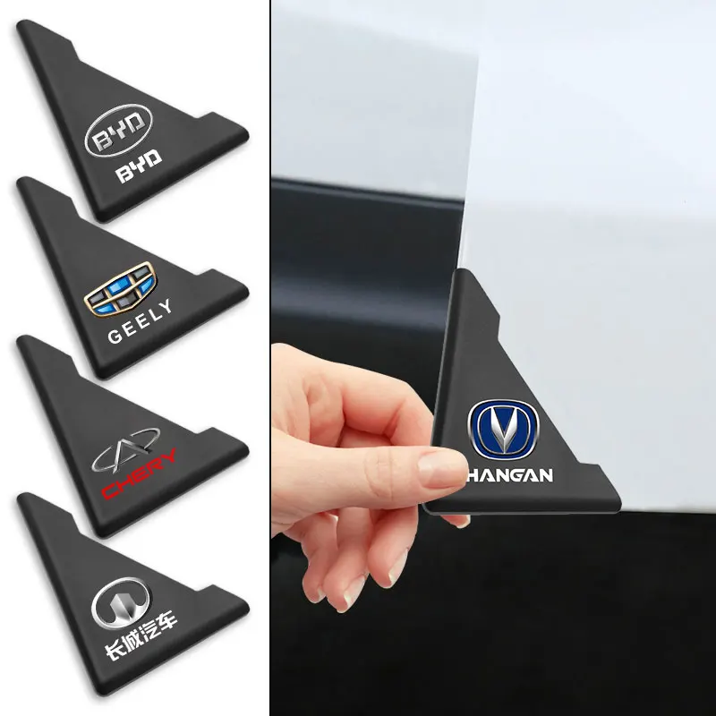 Silicone Door Corner Cover Bumper Scratch Protector For Volvo V50 Fh Truck S60 S40 Xc70 C30 Xc60 S80 V40 Xc90 Xc40 Accessories |