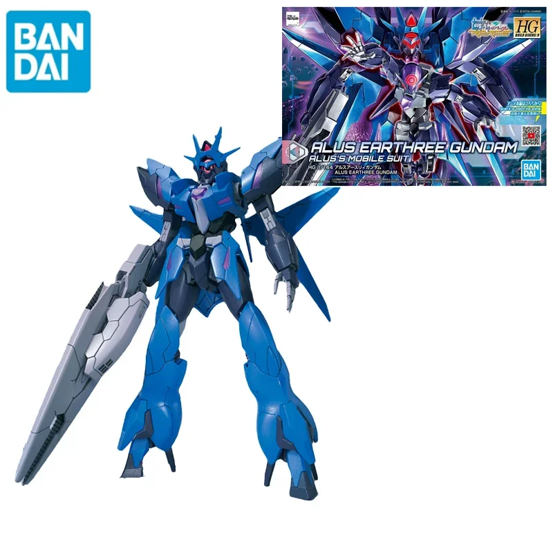 Оригинальная аниме-фигурка Bandai Gundam HGBD R 22 022 1/144 ALUS EARTHREE GUNDAM сборная модель