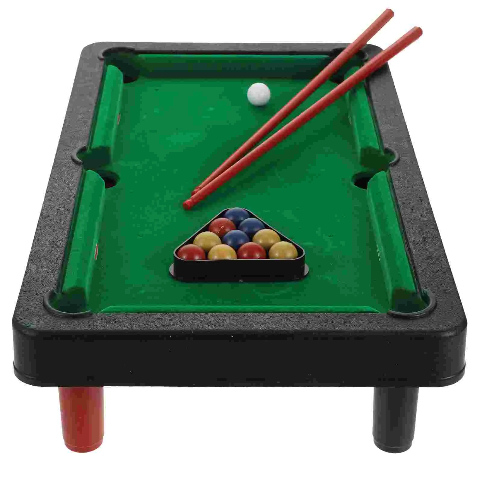 

1 Set of Mini Billiard Table Plaything Household Mini Billiard Plaything