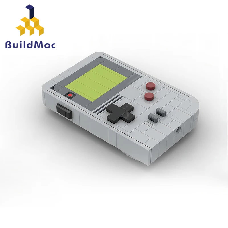 BuildMoc Mini Games Console Building Blocks Set Assemble Controller Machine Idea Bricks Toys For Children Kid Birthday Xmas Gift
