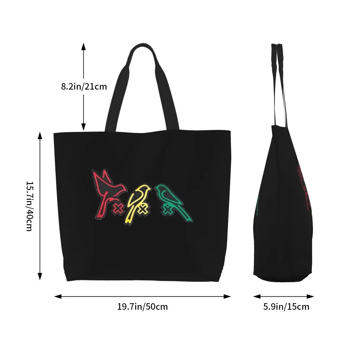 Фото Bob Marley Ajax Three Little Birds напольная подушка Yuysnoofzil сумка для покупок холст сумки на плечо Shopper продуктовая сумка женская №2