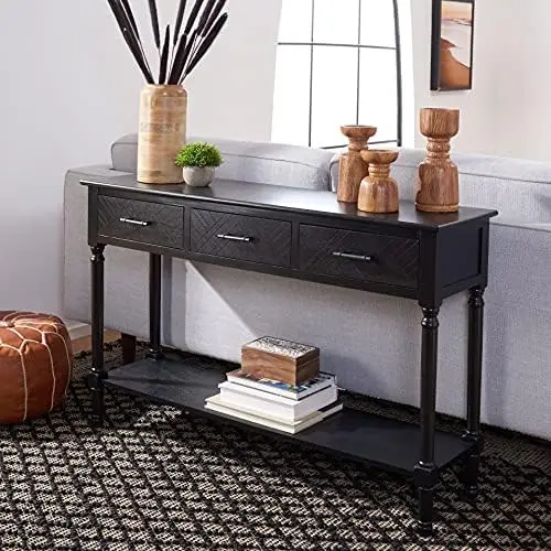 

Collection Peyton Black 3-Drawer Lower Shelf Console Table CNS5705B, 0