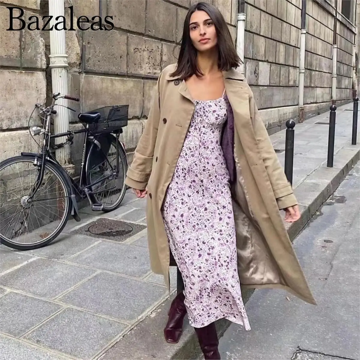 Женское винтажное платье на бретельках длинное зеленое в стиле бохо без рукавов