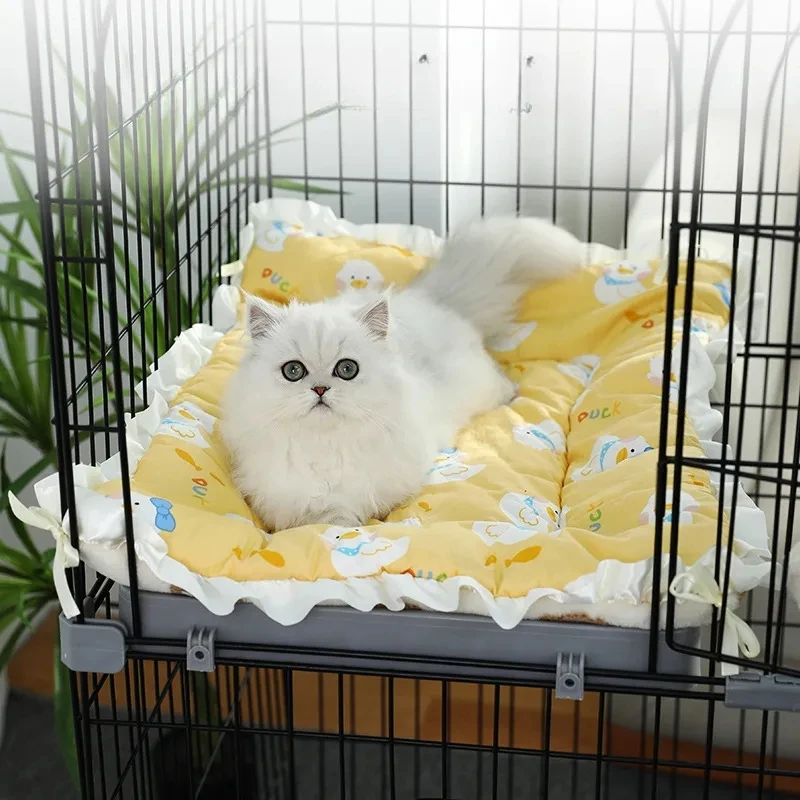 

Pet Mat Four Seasons Cat Mat Dog Floor Mat Four Seasons Universal Nest Mat Sleeping Mat for Pets