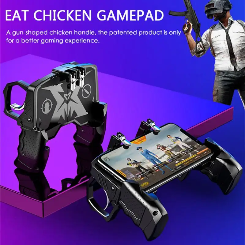 

K21 For Pubg Controller For Mobile Game Shooter Trigger Fire Button For Ios Android Phone Gamepad Joystick PUGB Helper Holder