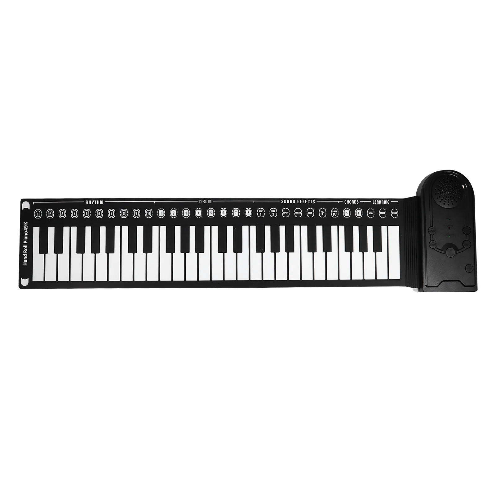 

Piano Roll Keyboard Electronic Up Hand Keys Foldable Digital Rolled Out Portable Volume Instrument Adjustable Mat Rollable