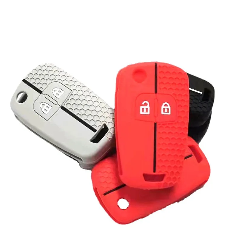 

Silicone Car Key Case for Opel Astra J Corsa D Zafira C Mokka Insignia Meriva Remote Key Skin Holder Fob Accessories Car Styling