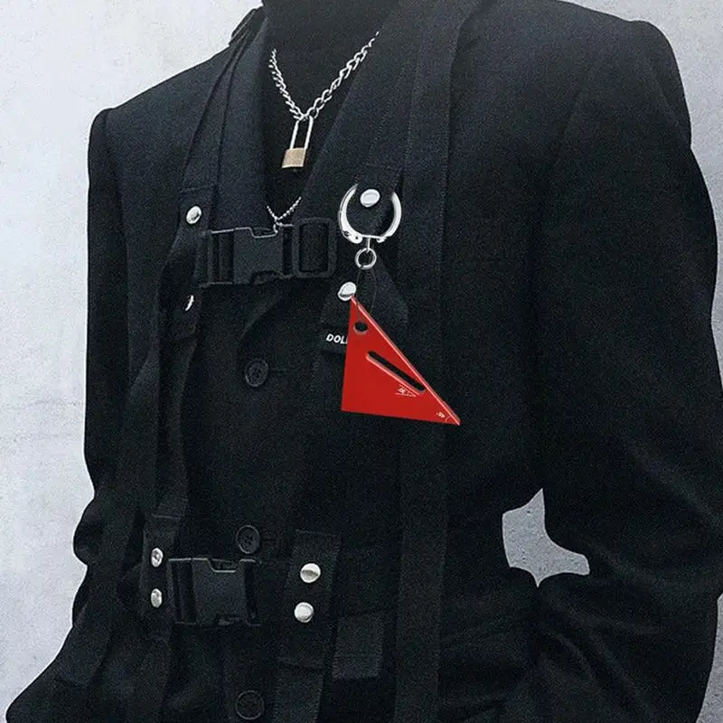 Треугольная линейка из алюминиевого сплава маленький инструмент для измерения