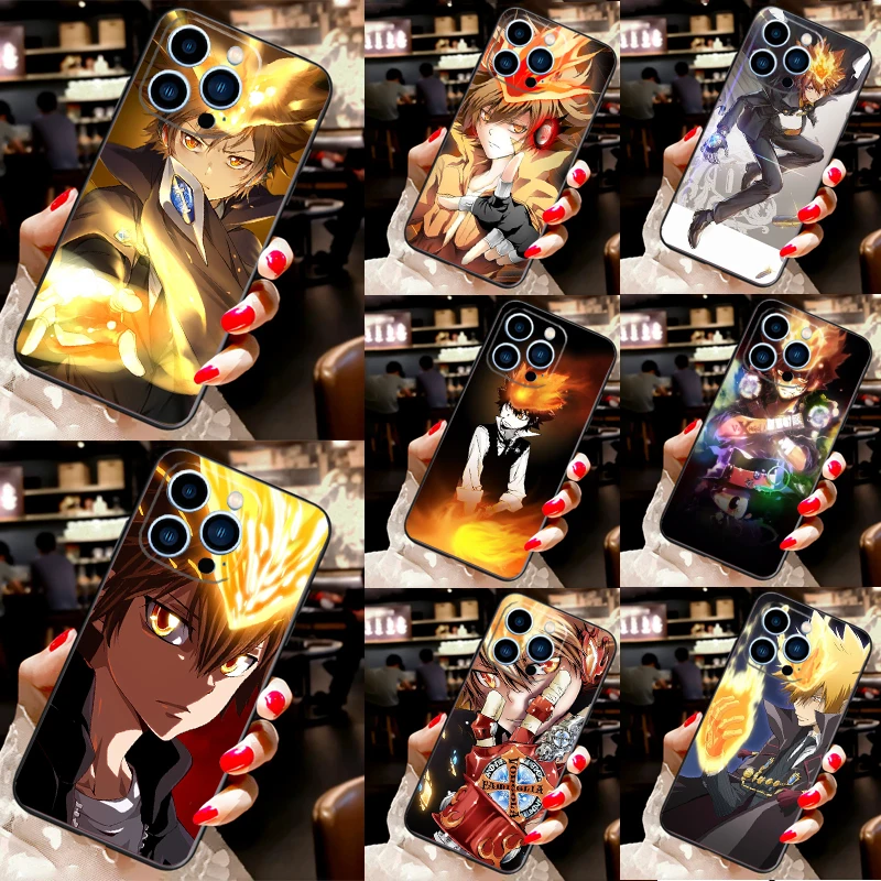 Чехол для телефона Katekyo Hitman Reborn для Apple iPhone 14 12 Pro Max 7 8 Plus X XS XR SE 2020 11 13.