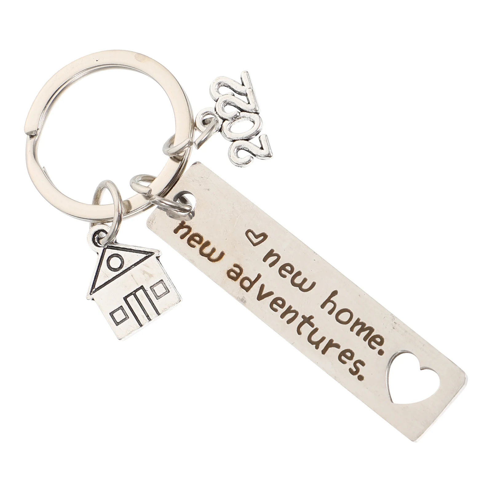 

Keychain New Home Housewarming Gift House First Realtor Homeowner Closing Moving Keyring Gifts Key Purse Favor Party Adventures