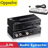 4k60hz 2x1 hdmi compatible 2 0b switcher audio extractor support hdr apple tv4 ps4 receiver audio splitter with arc ir control