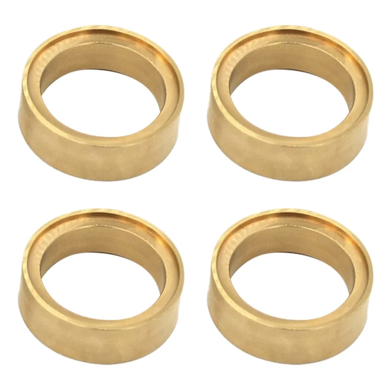 

4 шт. 100 г латунный 2,5-дюймовый бидлок, обод колеса, латунные противовесы, зажимное кольцо для радиоуправляемого гусеничного автомобиля Axial SCX24 1,0