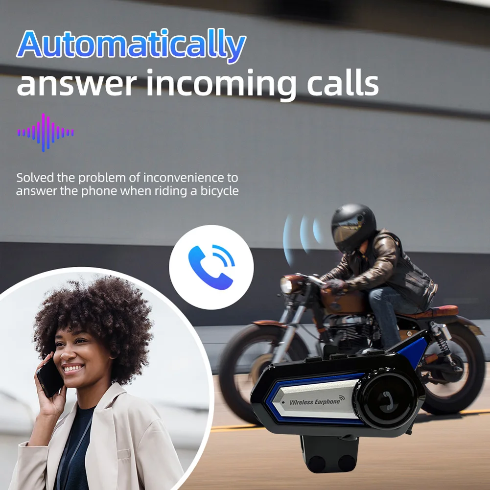 

Наушники для мотоциклетного шлема, гарнитура с Bluetooth, Совместимость с 5,0, наушники для шлема со стандартным дизайном, беспроводная гарнитура BT31 с микрофоном
