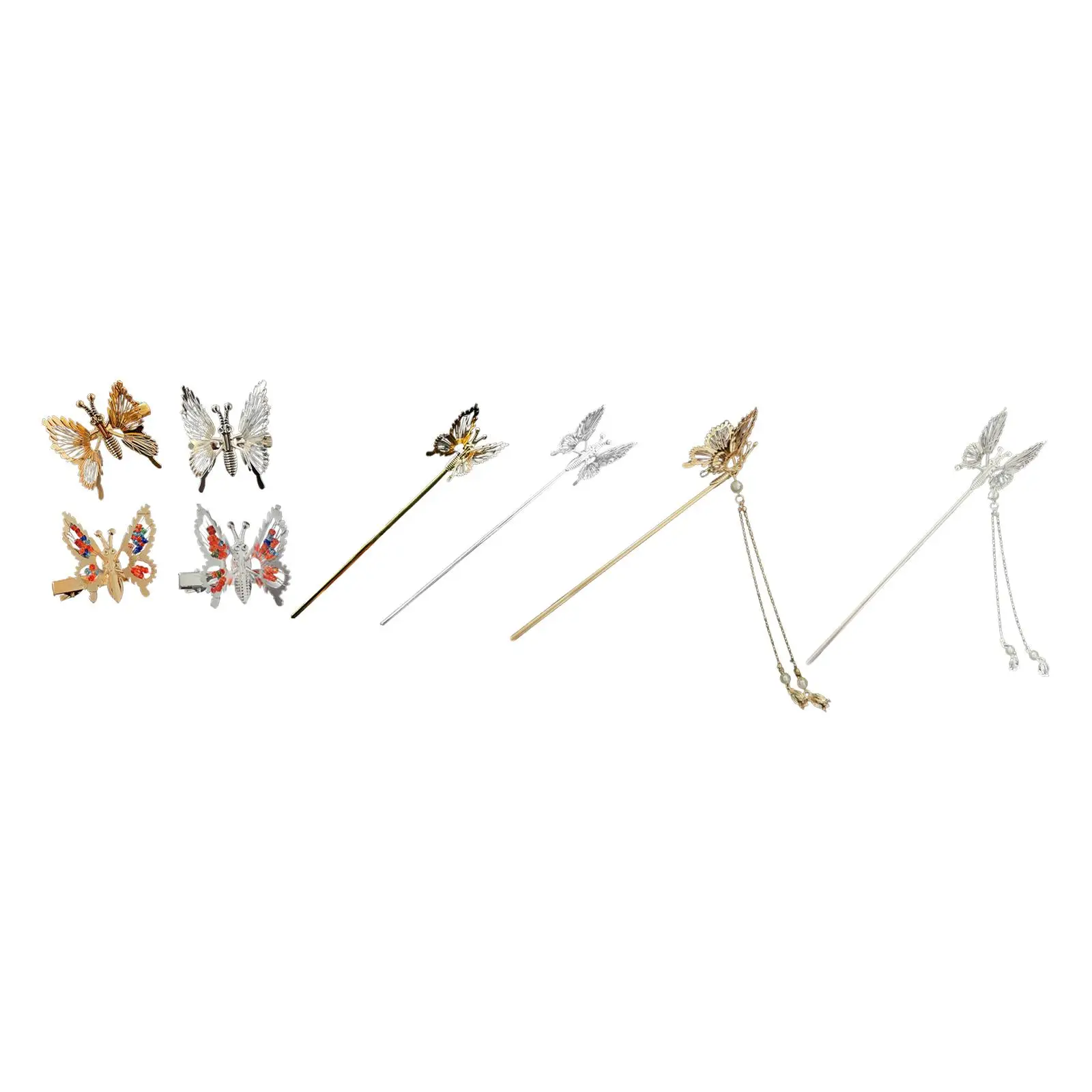 

Fashion Hair Accessories Butterfly Hair Grips Girls Barrettes for Valentines