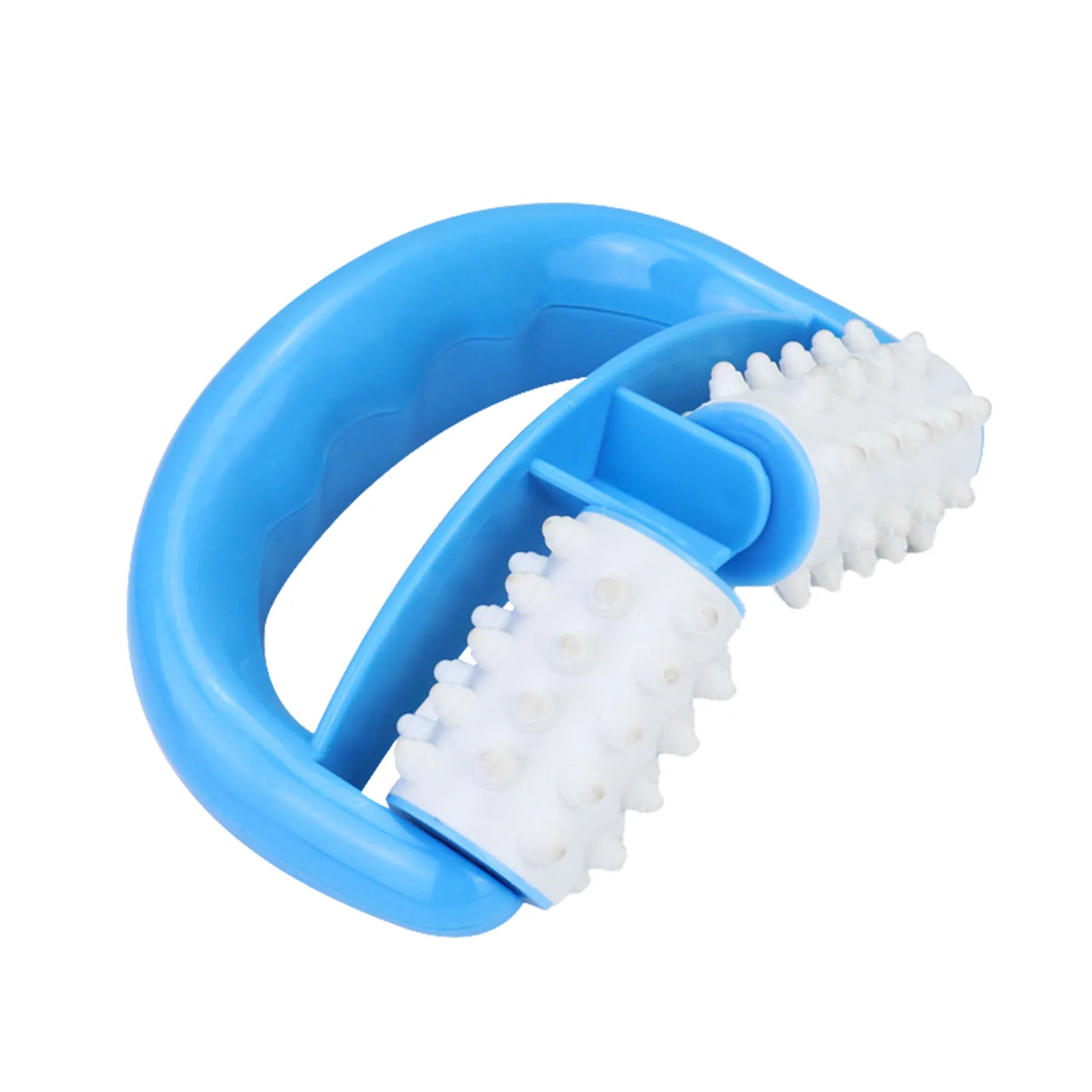 

Ручной массажер с круглой ручкой, Ручной 2-х колесный массажер, массажные палочки для тела, инструменты для облегчения детской боли и стянут...