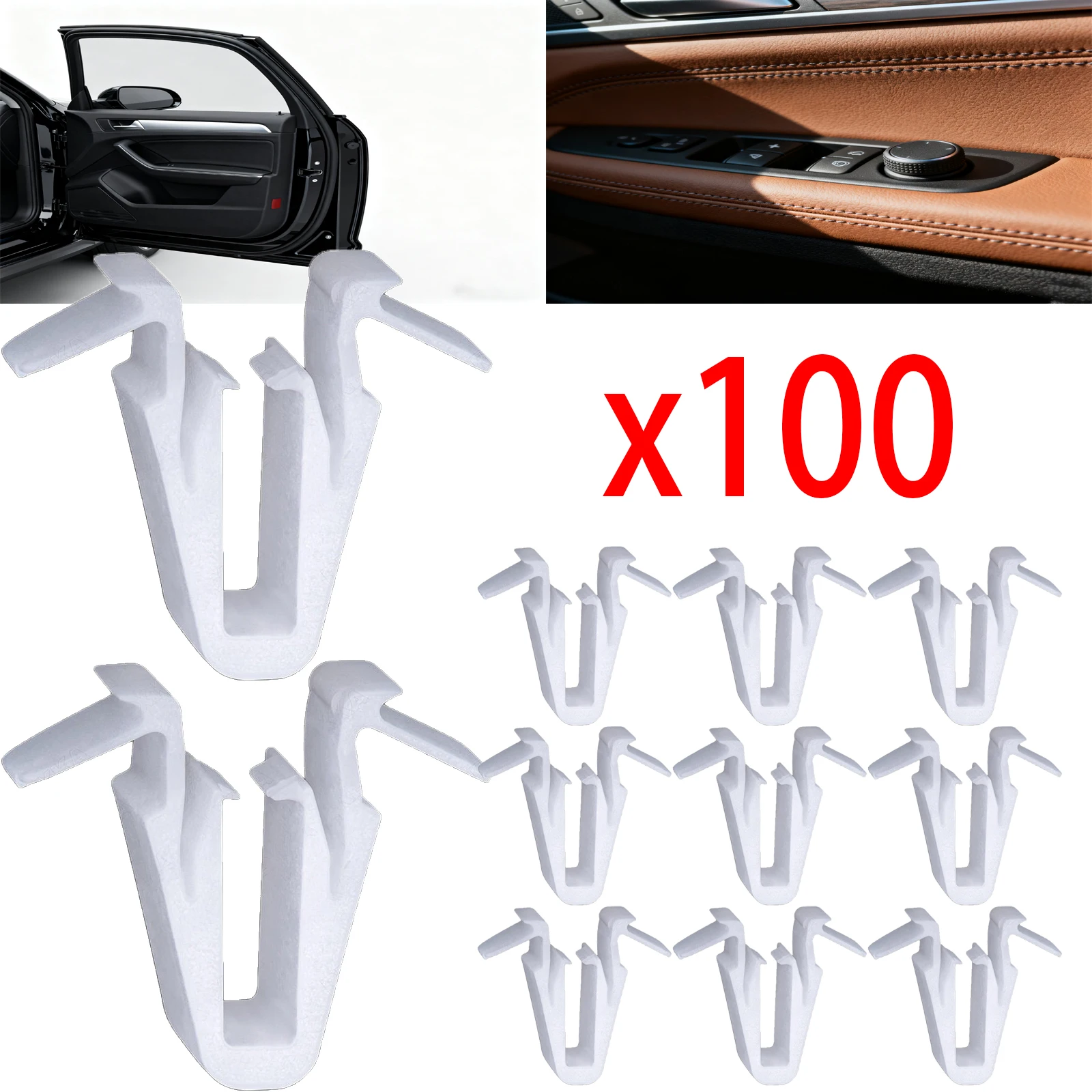 

10-100X автомобильный дверной декоративный зажим для Toyota Lexus Tundra Tacoma Sequoia RAV4 Land Cruiser Highlander C-HR Yaris