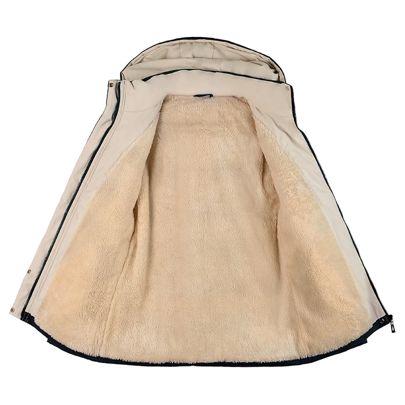 New Winter Women'S Casual Medium Long Thick Cotton Padded Jacket With Hood Warm Keeping And Fashionable Cotton Padded Coat