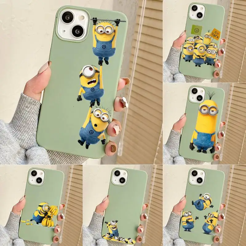 

Minions Phone Case For Iphone 7 8 Plus X Xr Xs 11 12 13 Se2020 Mini Mobile Iphones 14 Pro Max Case
