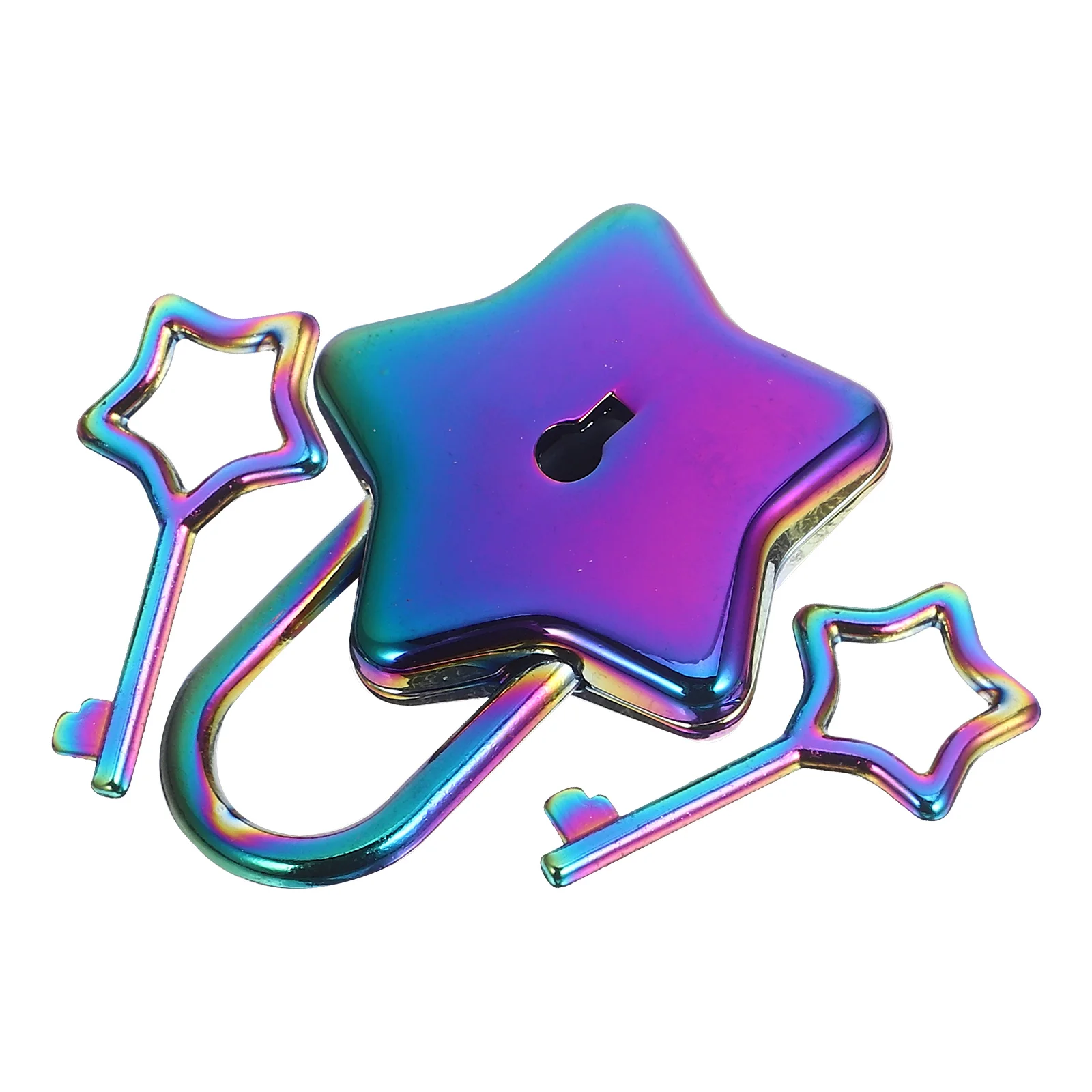 Навесной замок для ноутбука в форме звезды беспроводной милый сплав DIY дневника