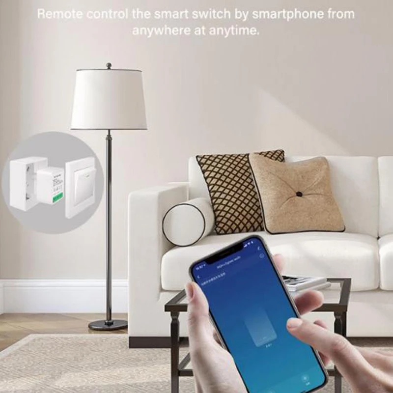 Умный мини-выключатель с поддержкой Wi-Fi 16 А |