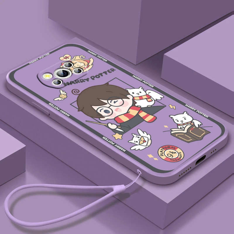 

Liquid Rope Cover Harries Wand Potters Cartoon Phone Case For Xiaomi Mi Poco M5s M5 X4 X3 M4 M3 F4 F3 GT Pro NFC 5G Soft Funda