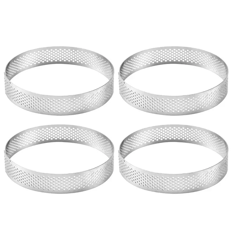 

1Pc Pizza Baking Mold Mousse Round Mold Baking Ring Mold Bakery Baking Tool for Home Bakery Restaurant